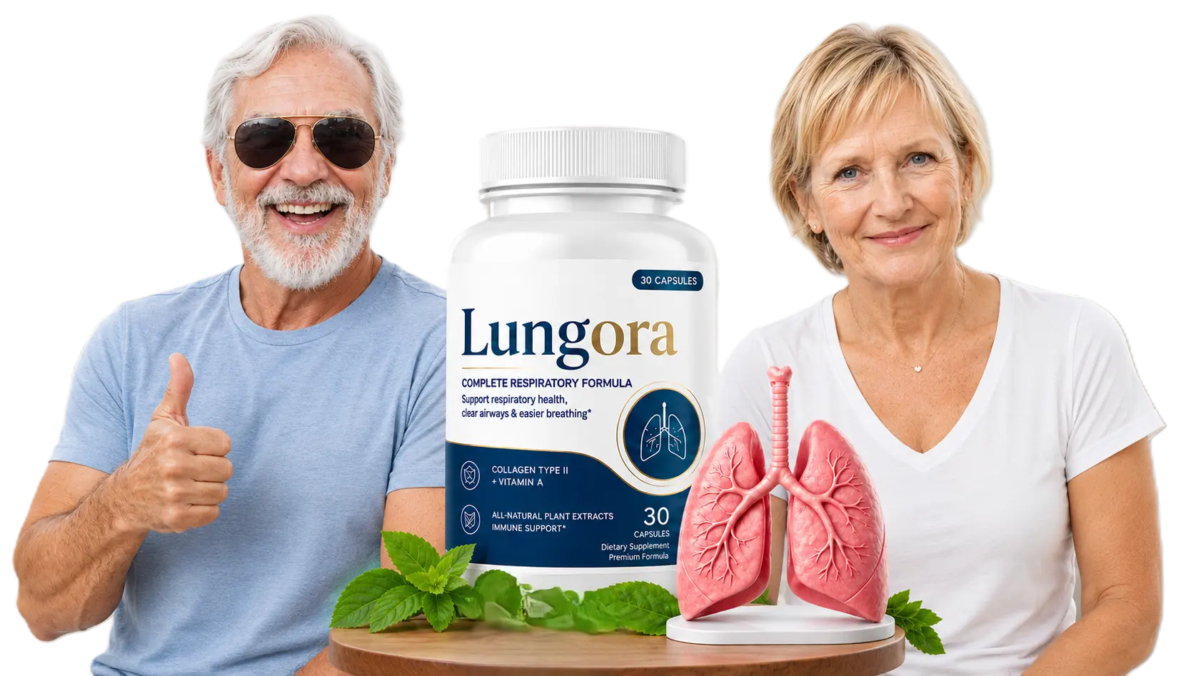 Lungora dietary supplement for respiratory wellness